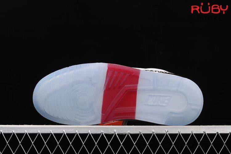 Giày Jordan 3 Free Throw Line White Cement Trắng Đỏ Siêu Cấp TT