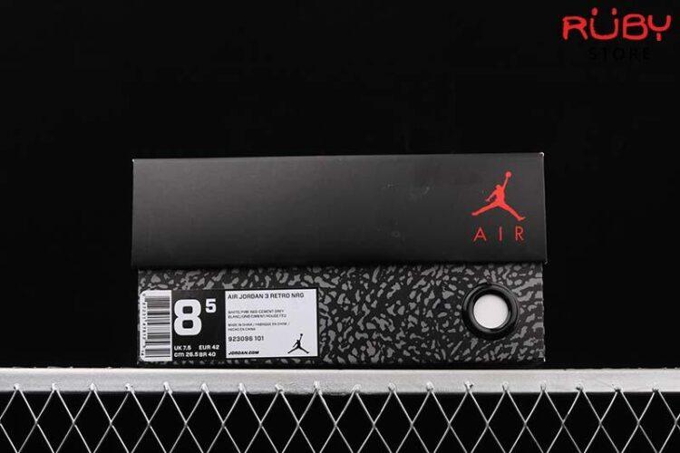Giày Jordan 3 Free Throw Line White Cement Trắng Đỏ Siêu Cấp TT