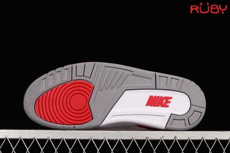 Giày Jordan 3 Fire Red (2022) Trắng Đỏ Siêu Cấp TT