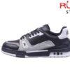 Giày Louis Vuitton Trainer Black Grey White Đen Xám