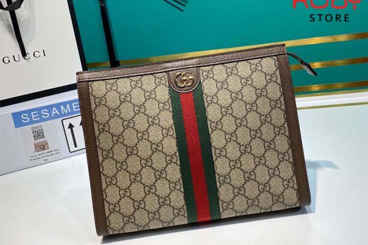 Túi Gucci Phidia Pouch GG Supreme With Web Best Quality