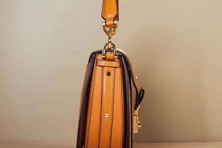 Túi MCM Small Tracy Shoulder Bag in Visetos Cognac Nâu 20CM Best Quality