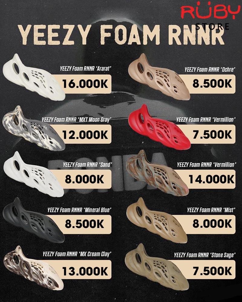 Giày Yeezy Foam Runner chính hãng giá bao nhiêu?
