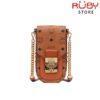 Túi MCM Patricia Crossbody Visetos X-Mini in Visetos Nâu Best Quality