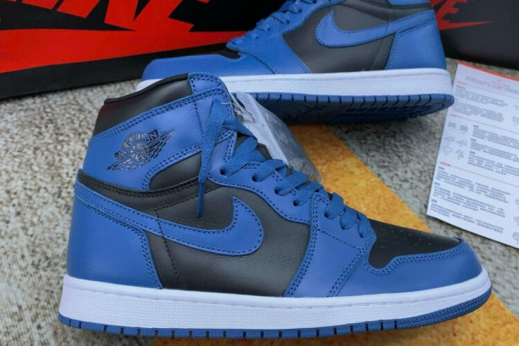 Giày Air Jordan 1 Retro High OG Dark Marina Blue