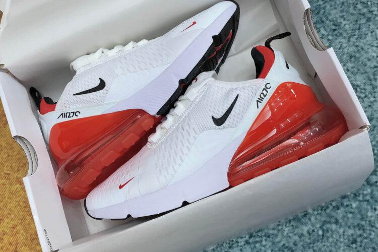 Giày Nike Air Max 270 White University Red Siêu Cấp TT