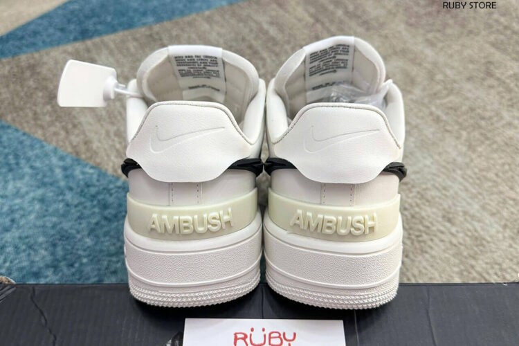 Hình ảnh thực tế giày Nike AF1 Ambush White trắng Rep 1 1 tại Ruby Store