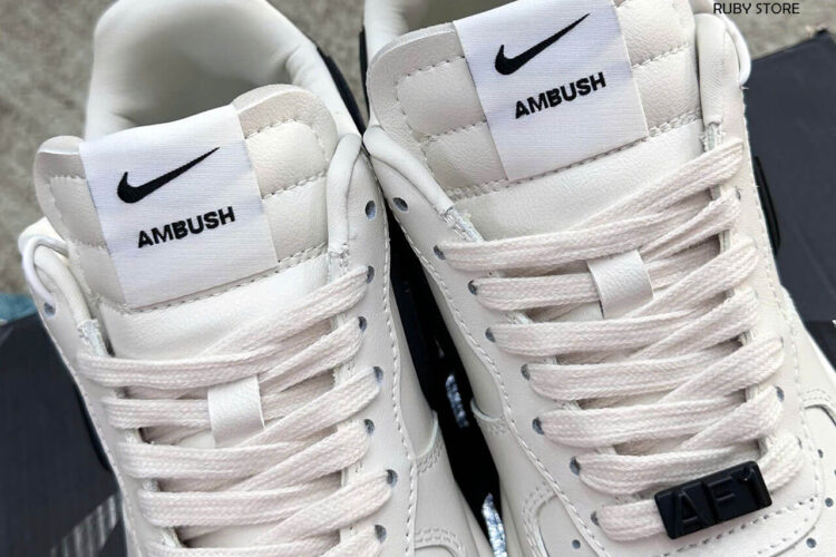 Hình ảnh thực tế giày Nike AF1 Ambush White trắng Rep 1 1 tại Ruby Store