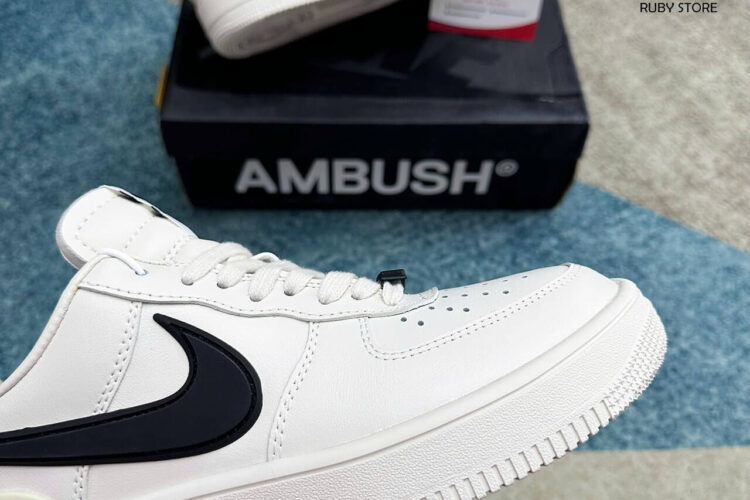 Hình ảnh thực tế giày Nike AF1 Ambush White trắng Rep 1 1 tại Ruby Store