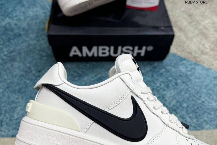 Hình ảnh thực tế giày Nike AF1 Ambush White trắng Rep 1 1 tại Ruby Store