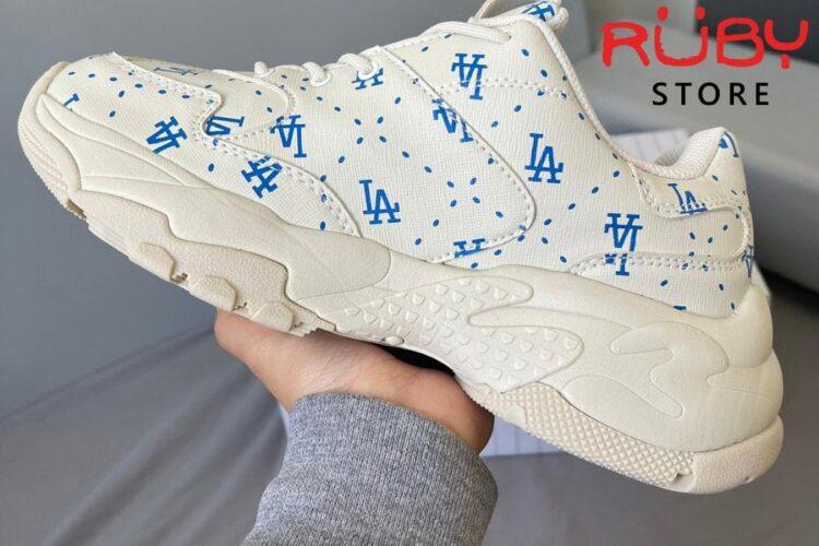 Giày MLB Big Ball Chunky Saffiano Diamond Monogram LA Dodgers