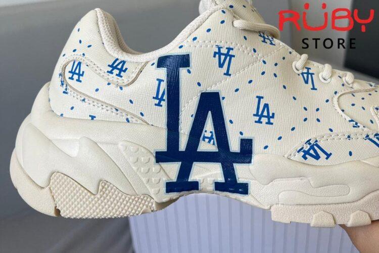Giày MLB Big Ball Chunky Saffiano Diamond Monogram LA Dodgers
