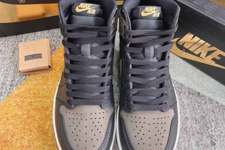 Giày Jordan 1 High Palomino Nâu đen