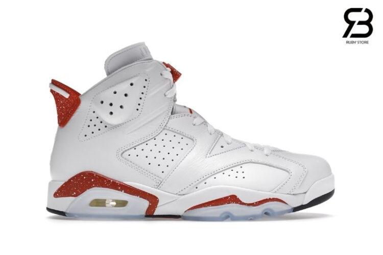 Giày Jordan 6 Retro Red Oreo Trắng Đỏ
