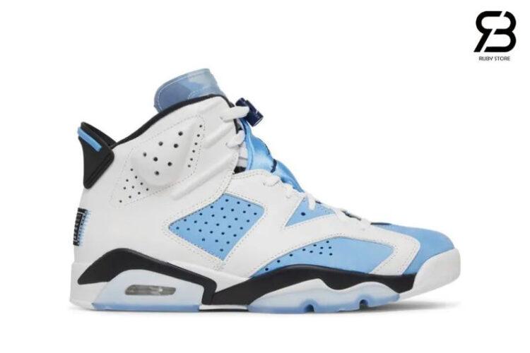 Giày Jordan 6 Retro UNC White