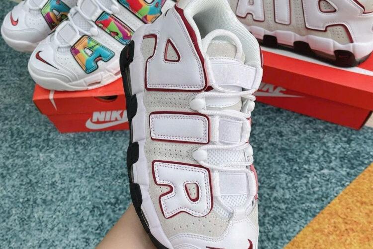 Giày Nike Air More Uptempo 96 Bulls trắng đỏ
