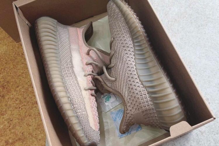 Giày Yeezy 350 V2 Sand Taupe Nâu Cam