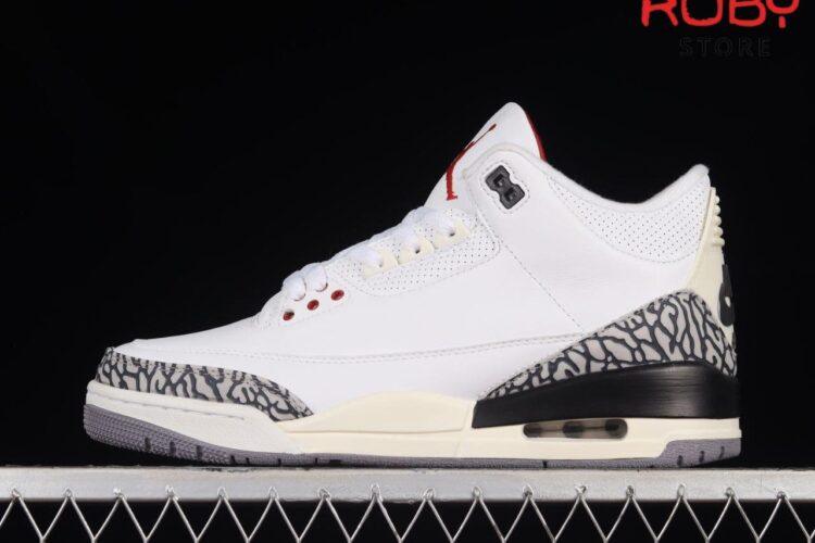 Giày Jordan 3 White Cement Reimagined hàng Replica 1:1 siêu cấp