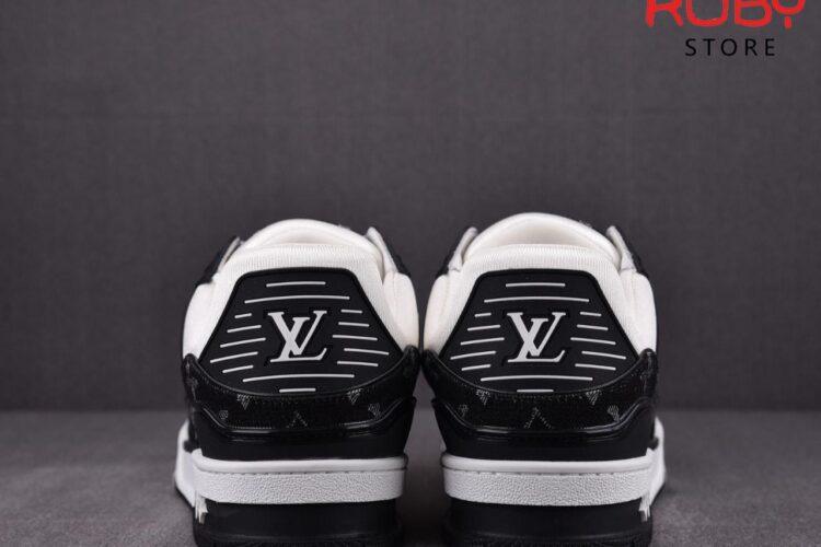 Louis Vuiiton Trainer White Black Replica 1:1