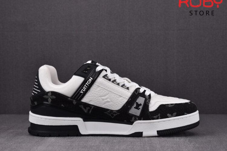 Giày LV Trainer White Black giá rẻ