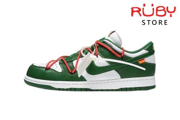 Giày Nike Dunk Low Off White Pine Green Rep 1 1