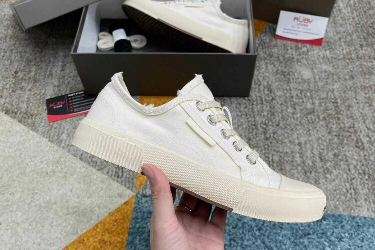 Giày Balenciaga Paris Low Top White Màu Trắng Kem Rep 1 1