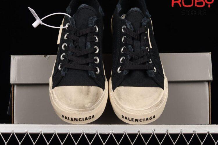 Giày Balenciaga Paris Low Top Black White Rep 1 1