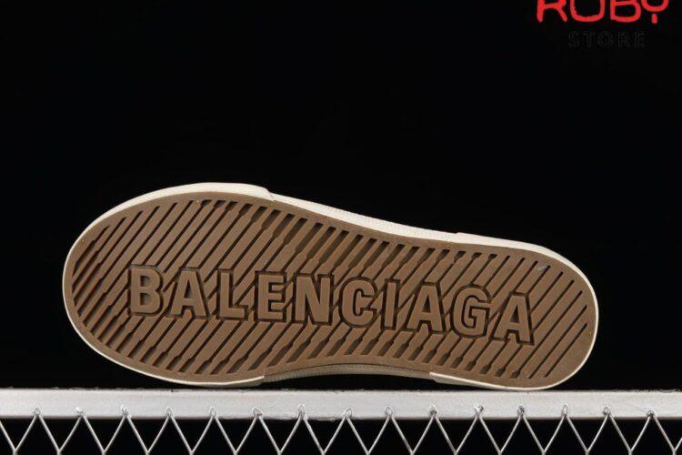 Giày đạp gót Balenciaga đen trắng