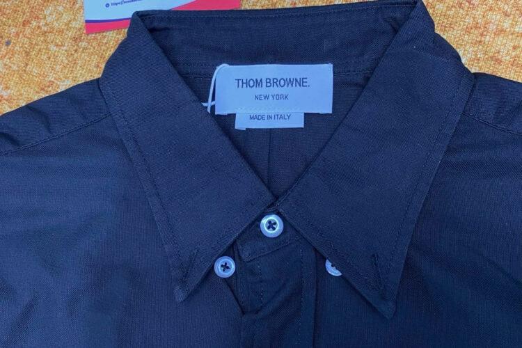 Áo Sơ Mi Đen Thom Browne 3 Sọc Siêu Cấp