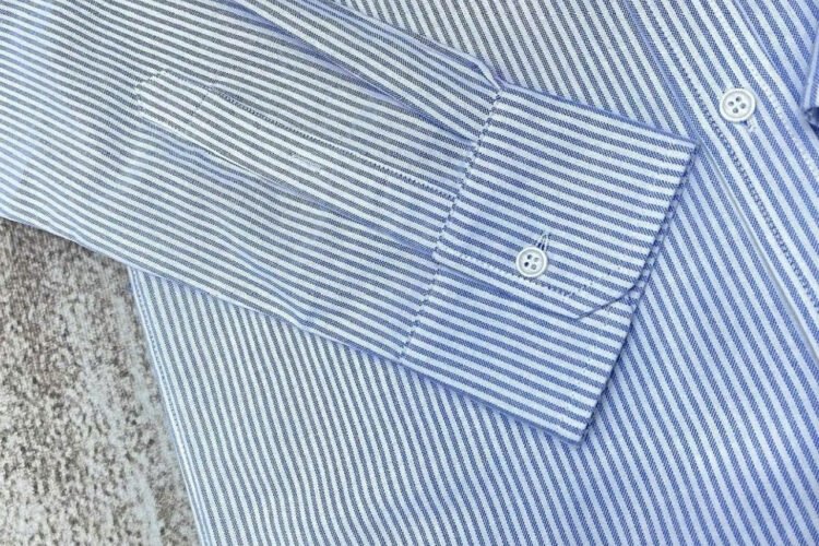 Áo Sơ Mi Thom Browne Xanh 3 Sọc