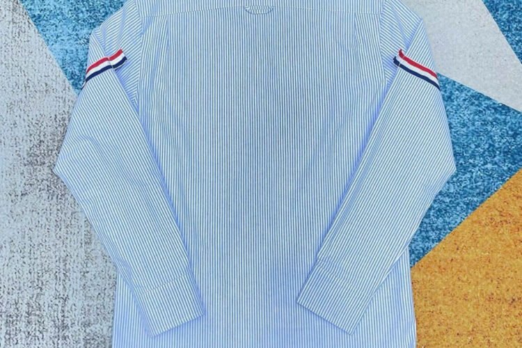 Áo Sơ Mi Thom Browne Xanh 3 Sọc