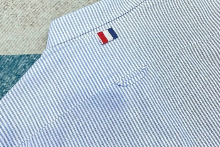 Áo Sơ Mi Thom Browne Xanh 3 Sọc