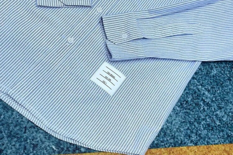 Áo Sơ Mi Thom Browne Xanh 3 Sọc