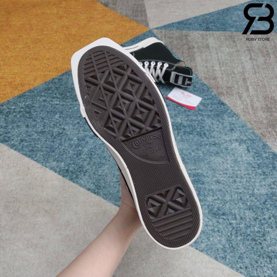 Giày Converse Rick Owens x TURBODRK Chuck 70 đen Cổ Cao Rep 1 1