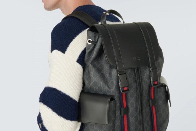 Ba lô Gucci GG Backpack Black Like Auth