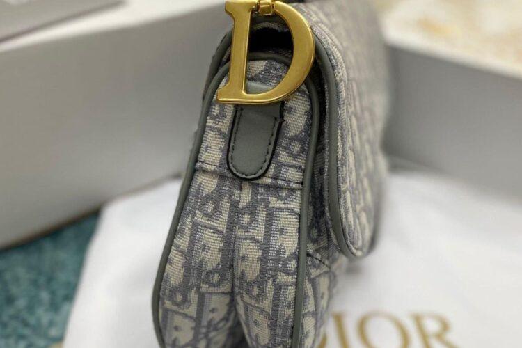 Túi Dior Saddle Medium Bag Grey Oblique Canvas Rep 1 1