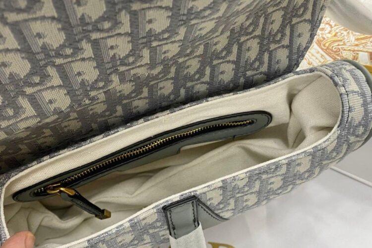 Túi Dior Saddle Medium Bag Grey Oblique Canvas giá rẻ