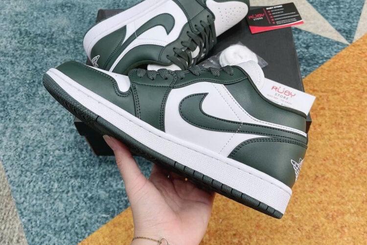 Giày Jordan 1 Low Galactic Jade Xanh Trắng