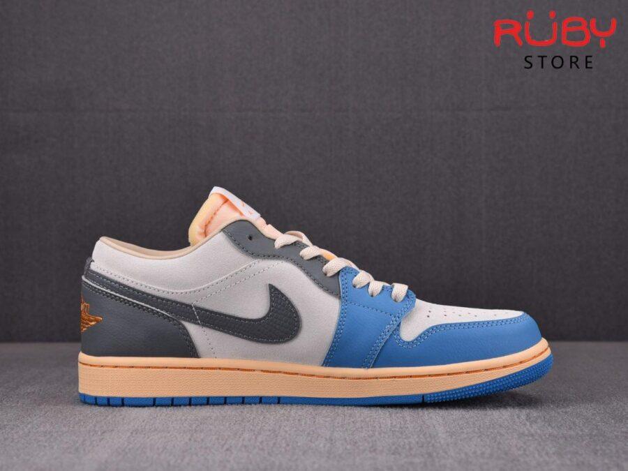 Giày Jordan 1 Low Vintage UNC Grey Xám Xanh rep 1 1