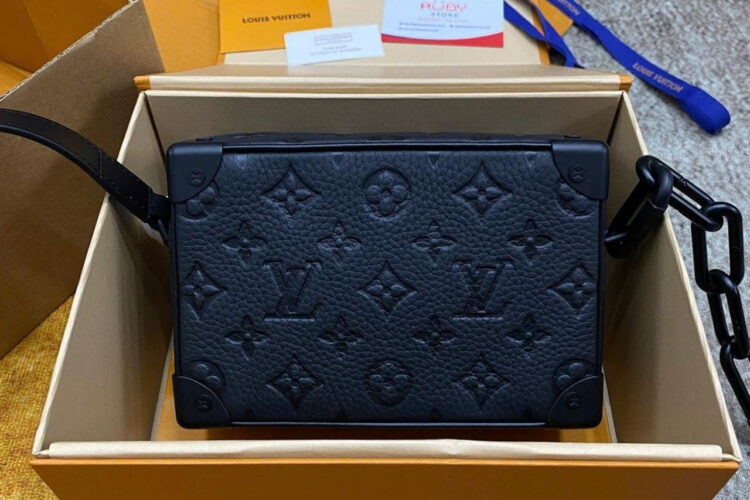 Túi LV Mini Soft Trunk M55702 Black Taurillon