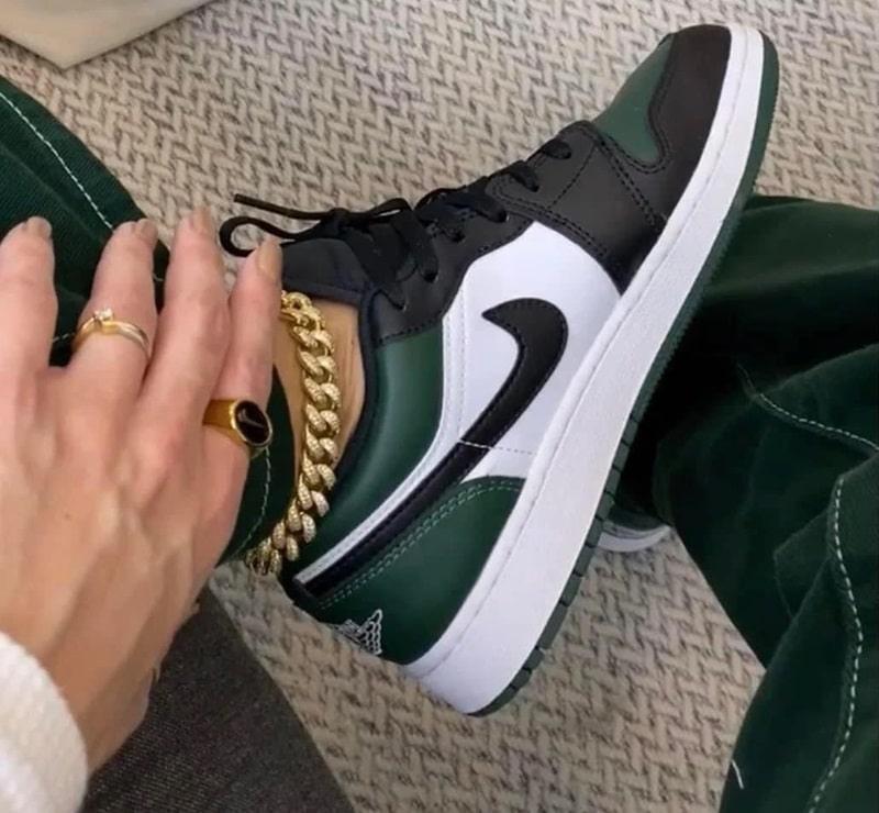 phối màu green toe trên jordan 1