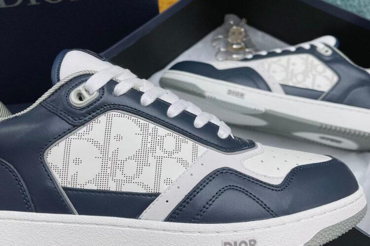 Giày Dior B27 Low Top Deep Blue Xanh Navy Trắng Best Quality