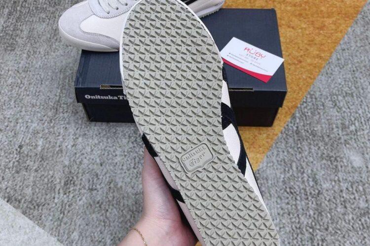Giày Onitsuka Tiger Mexico 66 Vintage Birch Black Trắng Sọc Đen Rep 1 1