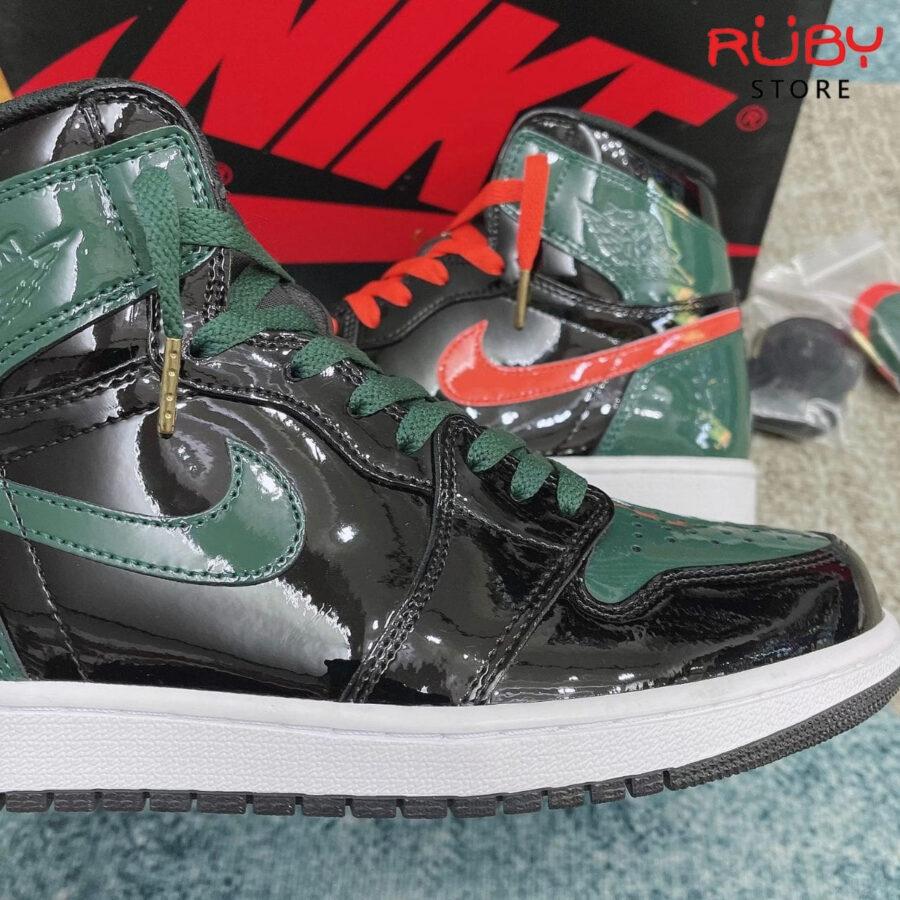 Giày Jordan 1 High SoleFly Art Basel Black Xanh Đen Bóng Siêu Cấp TT