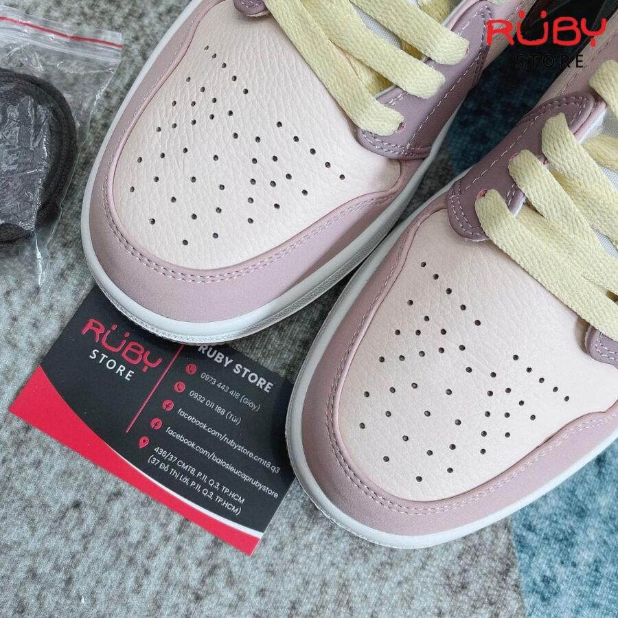 Giày Jordan 1 Low Dark Bony Smoke Mauve Màu Hồng