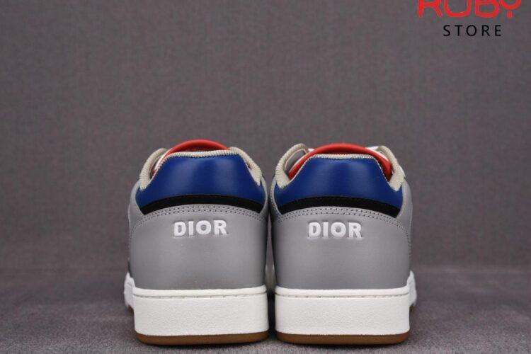 Giày Dior B27 cổ thấp màu xám trắng xanh