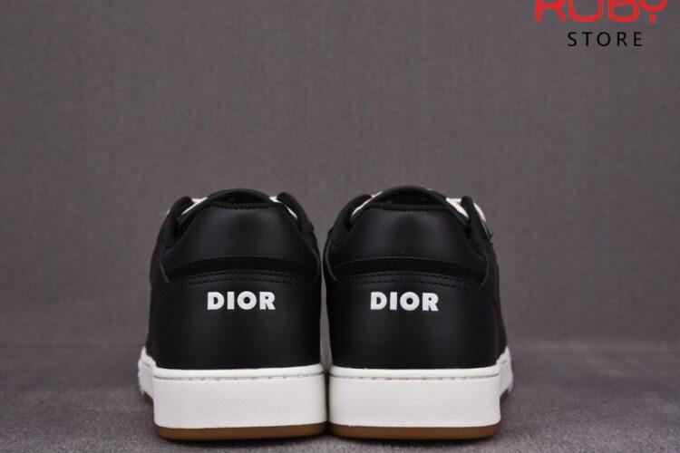 Giày Dior B27 Low Oblique Jacquard Black màu đen cổ thấp