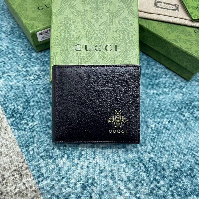 Ví Gucci Animalier Leather Wallet Bee