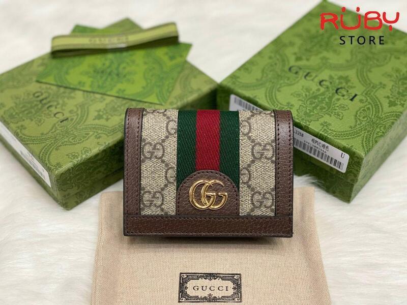Ví Gucci Ophidia GG Supreme Card Case Wallet