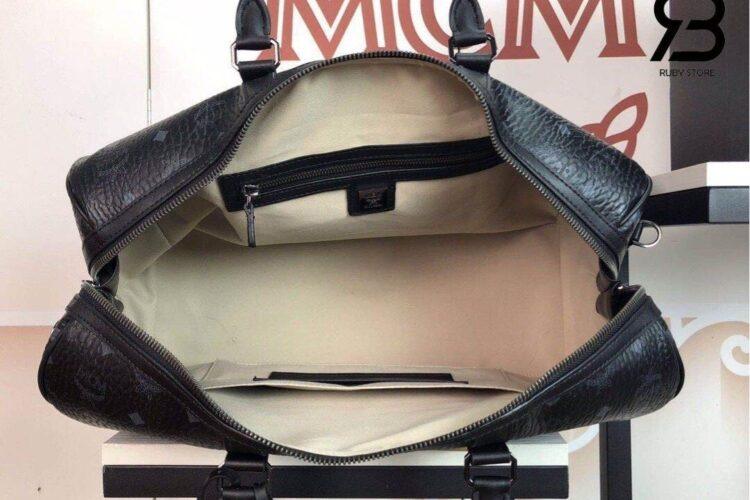 Túi MCM Ottomar Weekender Bag 45 In Visetos Black Đen Best Quality
